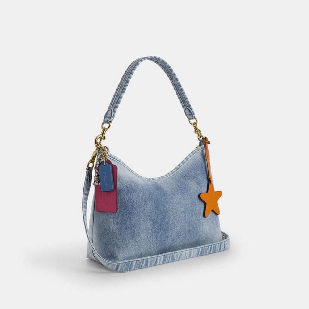 Sold. Coach Laurel in Loved denim bag with Charm. Authentic / NWT - Picture 8 of 8